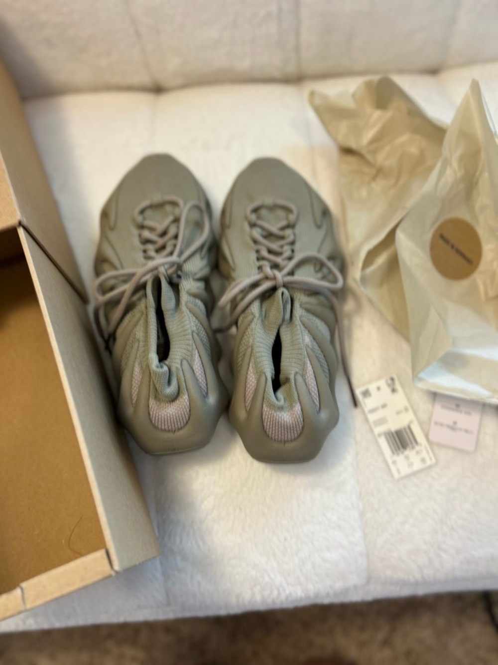adidas Yeezy 450 in Brown and Black - Picture 8 of 10